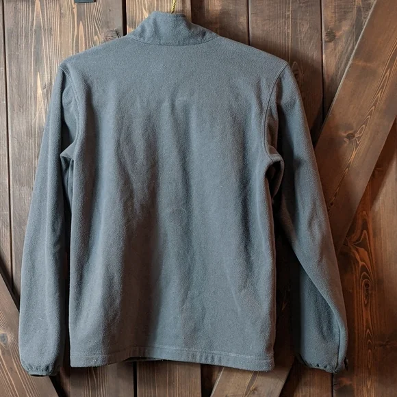 The North face fleece gray zip up- Kids XL